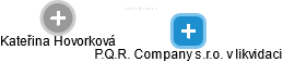 P.Q.R. Company s.r.o. v likvidaci - náhled vizuálního zobrazení vztahů obchodního rejstříku