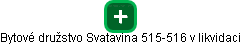 Bytové družstvo Svatavina 515-516 v likvidaci - náhled vizuálního zobrazení vztahů obchodního rejstříku