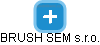 BRUSH SEM s.r.o. - náhled vizuálního zobrazení vztahů obchodního rejstříku