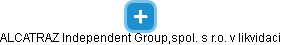 ALCATRAZ Independent Group,spol. s r.o. v likvidaci - náhled vizuálního zobrazení vztahů obchodního rejstříku