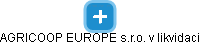 AGRICOOP EUROPE s.r.o. v likvidaci - náhled vizuálního zobrazení vztahů obchodního rejstříku