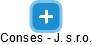 Conses - J. s.r.o. - náhled vizuálního zobrazení vztahů obchodního rejstříku