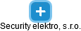 Security elektro, s.r.o. - náhled vizuálního zobrazení vztahů obchodního rejstříku