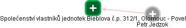 Společenství vlastníků jednotek Bieblova č.p. 312/1, Olomouc - Povel - náhled vizuálního zobrazení vztahů obchodního rejstříku