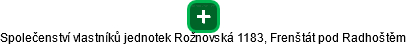 Společenství vlastníků jednotek Rožnovská 1183, Frenštát pod Radhoštěm - náhled vizuálního zobrazení vztahů obchodního rejstříku