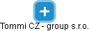 Tommi CZ - group s.r.o. - náhled vizuálního zobrazení vztahů obchodního rejstříku