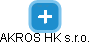 AKROS HK s.r.o. - náhled vizuálního zobrazení vztahů obchodního rejstříku