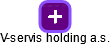 V-servis holding a.s. - náhled vizuálního zobrazení vztahů obchodního rejstříku