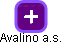 Avalino a.s. - náhled vizuálního zobrazení vztahů obchodního rejstříku