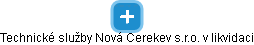 Technické služby Nová Cerekev s.r.o. v likvidaci - náhled vizuálního zobrazení vztahů obchodního rejstříku