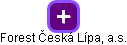 Forest Česká Lípa, a.s. - náhled vizuálního zobrazení vztahů obchodního rejstříku