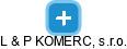 L & P KOMERC, s.r.o. - náhled vizuálního zobrazení vztahů obchodního rejstříku