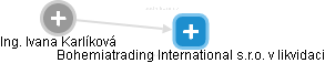 Bohemiatrading International s.r.o. v likvidaci - náhled vizuálního zobrazení vztahů obchodního rejstříku