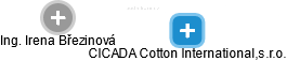 CICADA Cotton International,s.r.o. - náhled vizuálního zobrazení vztahů obchodního rejstříku