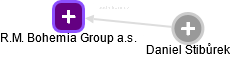 R.M. Bohemia Group a.s. - náhled vizuálního zobrazení vztahů obchodního rejstříku
