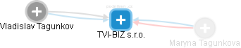 TVI-BIZ s.r.o. - náhled vizuálního zobrazení vztahů obchodního rejstříku