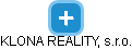 KLONA REALITY, s.r.o. - náhled vizuálního zobrazení vztahů obchodního rejstříku
