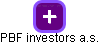 PBF investors a.s. - náhled vizuálního zobrazení vztahů obchodního rejstříku