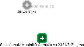 Společenství vlastníků Čermákova 2321/7, Znojmo - náhled vizuálního zobrazení vztahů obchodního rejstříku