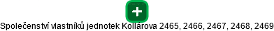 Společenství vlastníků jednotek Kollárova 2465, 2466, 2467, 2468, 2469 - náhled vizuálního zobrazení vztahů obchodního rejstříku