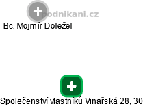 Společenství vlastníků Vinařská 28, 30 - náhled vizuálního zobrazení vztahů obchodního rejstříku