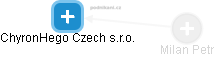 ChyronHego Czech s.r.o. - náhled vizuálního zobrazení vztahů obchodního rejstříku