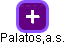 Palatos,a.s. - náhled vizuálního zobrazení vztahů obchodního rejstříku