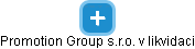 Promotion Group s.r.o. v likvidaci - náhled vizuálního zobrazení vztahů obchodního rejstříku