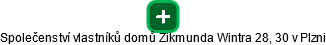 Společenství vlastníků domů Zikmunda Wintra 28, 30 v Plzni - náhled vizuálního zobrazení vztahů obchodního rejstříku