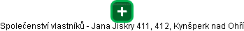 Společenství vlastníků - Jana Jiskry 411, 412, Kynšperk nad Ohří - náhled vizuálního zobrazení vztahů obchodního rejstříku