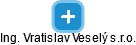 Ing. Vratislav Veselý s.r.o. - náhled vizuálního zobrazení vztahů obchodního rejstříku