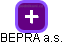 BEPRA a.s. - náhled vizuálního zobrazení vztahů obchodního rejstříku