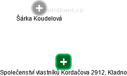 Společenství vlastníků Kordačova 2912, Kladno - náhled vizuálního zobrazení vztahů obchodního rejstříku