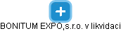 BONITUM EXPO,s.r.o. v likvidaci - náhled vizuálního zobrazení vztahů obchodního rejstříku
