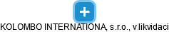 KOLOMBO INTERNATIONAL, s.r.o., v likvidaci - náhled vizuálního zobrazení vztahů obchodního rejstříku
