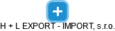 H + L EXPORT - IMPORT, s.r.o. - náhled vizuálního zobrazení vztahů obchodního rejstříku