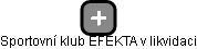 Sportovní klub EFEKTA v likvidaci - náhled vizuálního zobrazení vztahů obchodního rejstříku