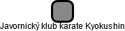 Javornický klub karate Kyokushin - náhled vizuálního zobrazení vztahů obchodního rejstříku