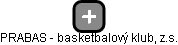 PRABAS - basketbalový klub, z.s. - náhled vizuálního zobrazení vztahů obchodního rejstříku