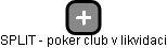 SPLIT - poker club v likvidaci - náhled vizuálního zobrazení vztahů obchodního rejstříku
