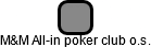 M&M All-in poker club o.s. - náhled vizuálního zobrazení vztahů obchodního rejstříku