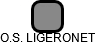 O.S. LIGERONET - náhled vizuálního zobrazení vztahů obchodního rejstříku