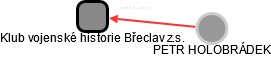 Klub vojenské historie Břeclav z.s. - náhled vizuálního zobrazení vztahů obchodního rejstříku