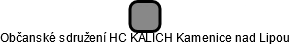 Občanské sdružení HC KALICH Kamenice nad Lipou - náhled vizuálního zobrazení vztahů obchodního rejstříku