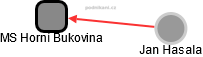 MS Horní Bukovina - náhled vizuálního zobrazení vztahů obchodního rejstříku