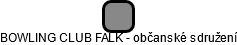 BOWLING CLUB FALK - občanské sdružení - náhled vizuálního zobrazení vztahů obchodního rejstříku