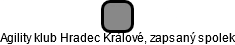 Agility klub Hradec Králové, zapsaný spolek - náhled vizuálního zobrazení vztahů obchodního rejstříku