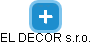 EL DECOR s.r.o. - náhled vizuálního zobrazení vztahů obchodního rejstříku
