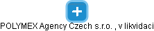 POLYMEX Agency Czech s.r.o. , v likvidaci - náhled vizuálního zobrazení vztahů obchodního rejstříku