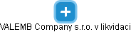 VALEMB Company s.r.o. v likvidaci - náhled vizuálního zobrazení vztahů obchodního rejstříku